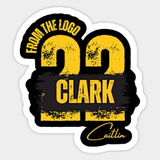 caitlin clark 22 Sticker